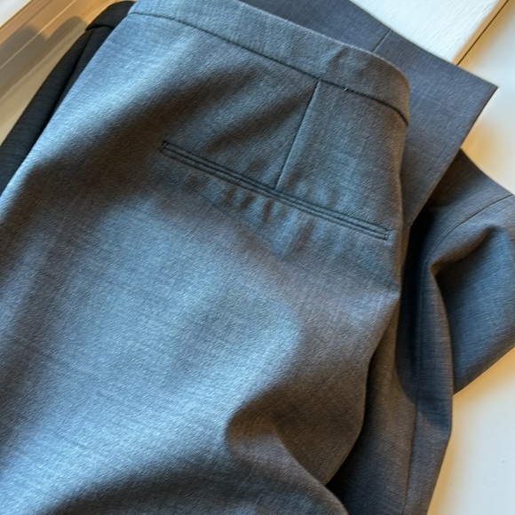 Ellie Tahari Grey Gray Jillian Straight Leg Pant size 4 - Picture 9 of 9
